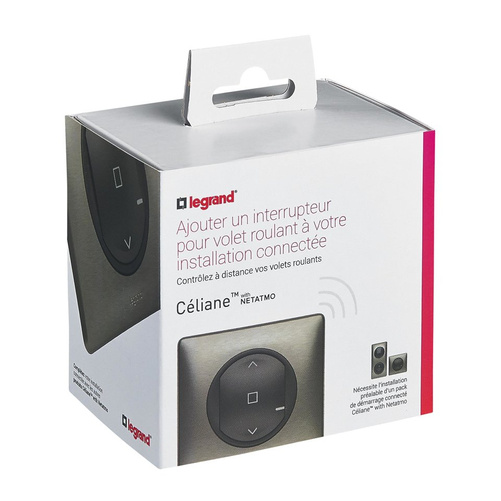 Celiane with NETATMO - łącznik rolet connected grafitowy Legrand 064896