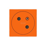 MOSAIC - Gniazdo 2P + Z pojedyncze Link płaskie kątowe 45 stopni 16 A - 250 V~ - zaciski automatyczne - Pomarańczowy Legrand 077189L