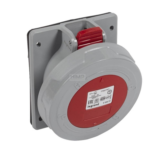 GNIAZDO TABLICOWE 32A 3P+Z 440 V~ IP 66/67 Legrand 555491