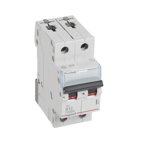 WYŁĄCZNIK NADPRĄDOWY S 312 2P B 13A 10000A SERII TX3 Legrand 404111