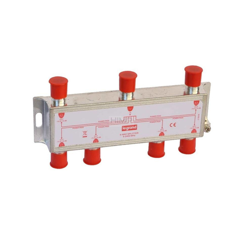 Rozdzielacz sygnału TV naziemnej i satelitarnej, tłumienie 11 dB Legrand 073983