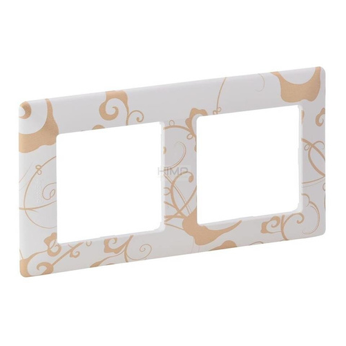 VALENA LIFE - RAMKA GRAFIKA LODOWA FANTAZJA PODWÓJNA Legrand 754102