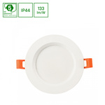 Oprawa DURE 3 MAX DOWNLIGHT 12W Barwa Neutralna 230V 110st IP44 IK06 Fi140x30 BIAŁY okrągły 5 lat gwarancji