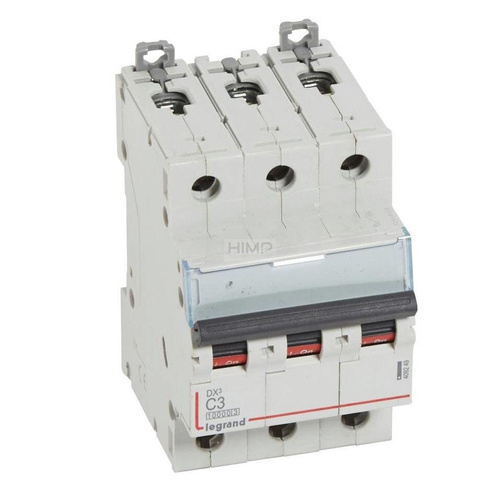 WYŁĄCZNIK NADPRĄDOWY S 313 3P C 3A 10000A SERII DX³ Legrand 409249
