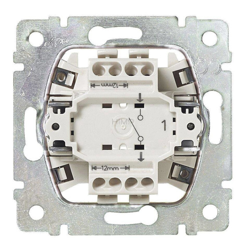 VALENA Łącznik dwubiegunowy 2P 10AX-250~ ALUMINIUM Legrand 770102