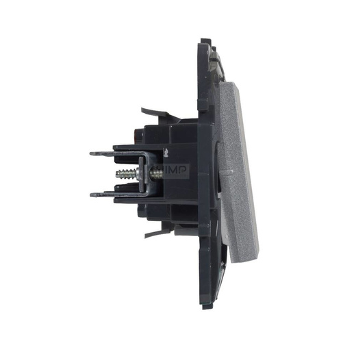 Niloe Step - Przycisk pojedynczy 6 A - Aluminium Legrand 863309