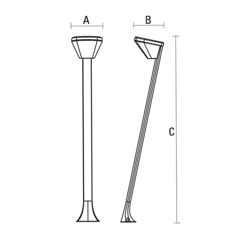 Oprawa Ogrodowa AQUATIQUE LED 230V 7W IP54 Barwa Ciepła SpectrumLED SLI011014WW