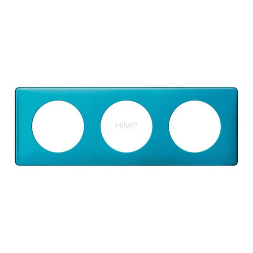 CELIANE - Ramka tekstura turkus potrójna Legrand 068773