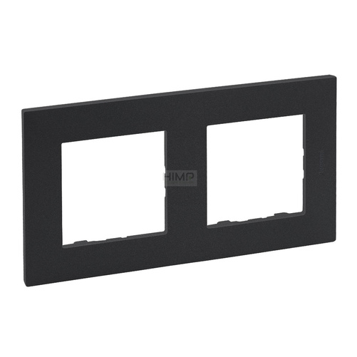 Niloe Step - Ramka Podwójna Antracyt Legrand 863792