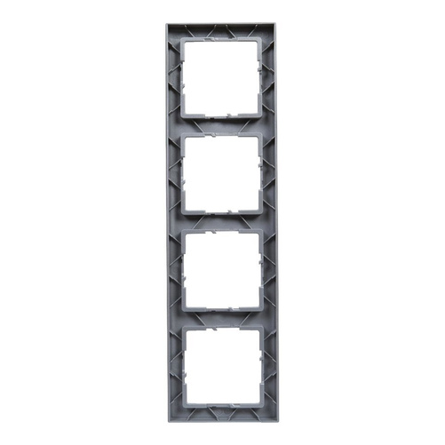 SUNO - Ramka - 4x, Aluminium - Legrand 721514