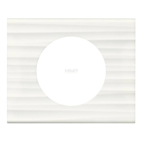 CELIANE - Ramka corian Biały żłobkowany pojedyncza Legrand 069011