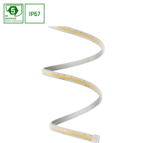 PASEK LED 55W/5m COB 24V NW 5 LAT 1M (ROLKA 5M) -  w silikonie mattcoated IP67