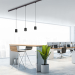 CHLOE GU10 NATYNKOWA GU10 250V IP20 90x97mm CZARNY okrągła nieruchoma TRACK