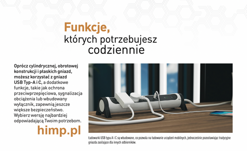 Przedłużacz obrotowy 4X2P+Z listwa przepięciowa, włącznik +przewód 3m, Biały/Grafit Legrand 049415