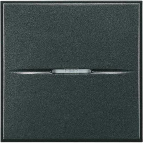 AXOLUTE - Łącznik jednobiegunowy 10AX (zaciski automatyczne) 2 moduły AXIAL antracyt Bticino HS4001M2AN