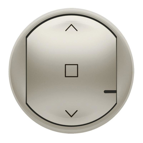 Celiane with Netatmo - Plakietka do łącznika rolet tytanowa Legrand 064829