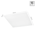 ALGINE PANEL BACKLIGHT 40W NW 230V 120st IP20      600x600x32 BIAŁY