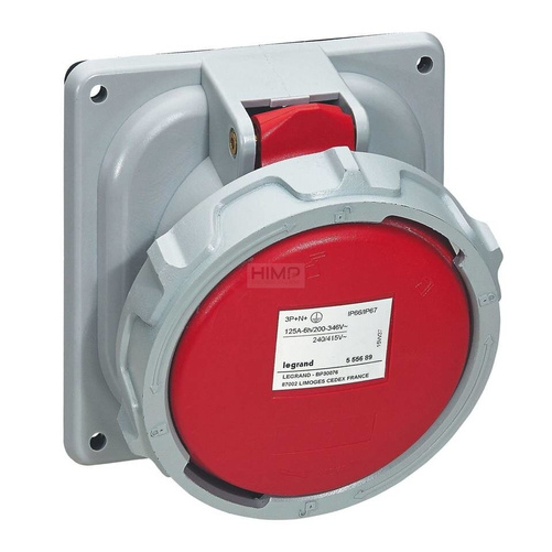 GNIAZDO TABLICOWE 125A 3P+N+Z 415V~ IP 66/67 Legrand 555689