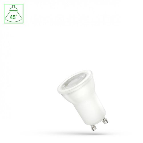 Żarówka LED MR11 GU10 230V 4W SMD 45st Barwa Neutralna z soczewką SpectrumLED WOJ+14107