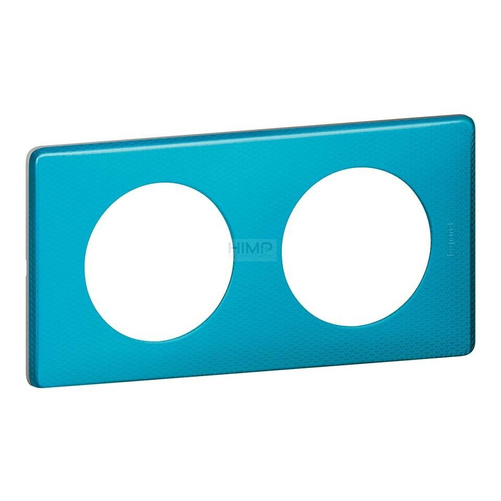 CELIANE - Ramka tekstura turkus podwójna Legrand 068772