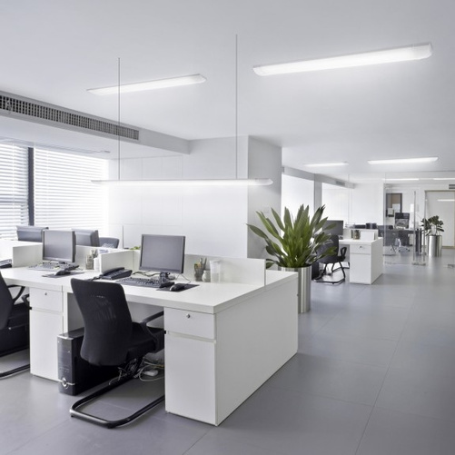 Oprawa Sufitowa VIGA LINIOWA Biała 1200mm 32W Barwa Neutralna 230V 120st IP20 74x1200x25mm SpectrumLED SLI045002NW_BZ