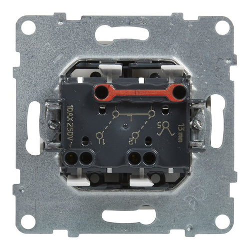 SUNO - Łącznik świecznikowy - 10 AX - 250 V~ - zaciski automatyczne, Biały - Legrand 721105