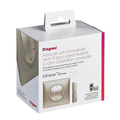 Celiane with NETATMO Łącznik bezprzewodowy rolet - TYTANOWY Legrand 067647