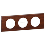CELIANE - Ramka drewno mahoń potrójna pozioma/pionowa Legrand 069223