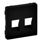 VALENA LIFE - Plakietka gniazda głośnikowego podwójnego CZARNY Legrand 756372