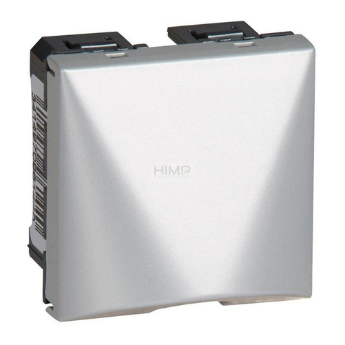 MOSAIC - Wyjście kablowe standard 20 A - 2 modułowe - Aluminium Legrand 079249