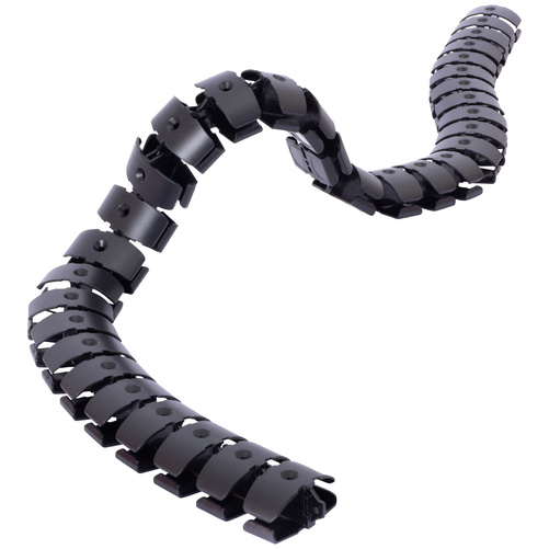 Organizator przewodów INCARA VERTEBRA - 2 Przedziały, Metalowa stopa - 1,2 m CZARNY Legrand 654993