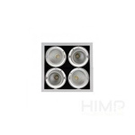 Oprawa Sufitowa Podtynkowa MODERN-DAY 4x1LED COB CITIZEN 40st 230V 4x27W IP20 Barwa Ciepła Downlight Square + zasilacz SpectrumLED SLI015013WW_230V