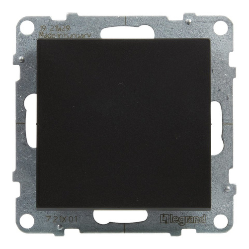 SUNO - Łacznik jednobiegunowy - 10 AX - 250 V~ - zaciski automatyczne, Czarny - Legrand 721401