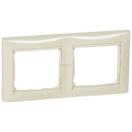 VALENA Ramka podwójna pozioma KREM Legrand 774352