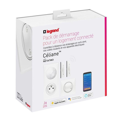 Celiane with Netatmo Legrand 067690 - zestaw startowy rozszerzony BIAŁY