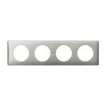 CELIANE - Ramka tekstura aluminium poczwórna Legrand 068724