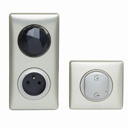 Celiane with Netatmo Legrand 067770 - zestaw startowy podstawowy (gniazdo control, łącznik bezprzewodowy wyjście/powrót) TYTANOWY