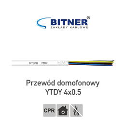 Przewód telekomunikacyjny YTDY 4x0,5 LA0002 BITNER