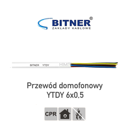 Przewód telekomunikacyjny YTDY 6x0,5 LA0003 BITNER