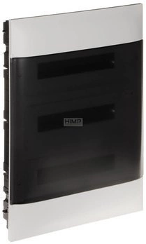 Rozdzielnica podtynkowa PRACTIBOX S 3X18 drzwi przeźroczyste Legrand 137378