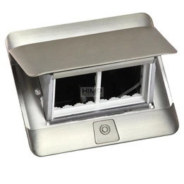 Minipuszka Pop-up do wyposażenia, 4 moduły, stal nierdzewna Legrand 054021