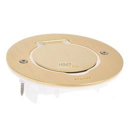 Pokrywa gniazda podłogowego, pojedyncza, okrągła, Brąz Legrand 089711