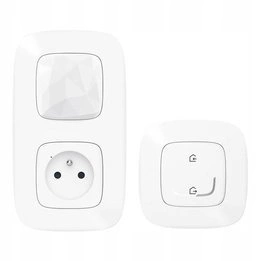 Valena allure with Netatmo Legrand 752595 - zestaw startowy podstawowy (gniazdo control, łącznik bezprzewodowy wyjście/powrót) BIAŁY
