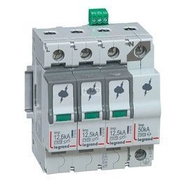 Ogranicznik przepięć T1+T2 12,5/60 3P+N Legrand 412277