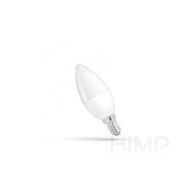 Żarówka LED Świecowa E-14 230V 6W Barwa Zimna SpectrumLED WOJ+13027