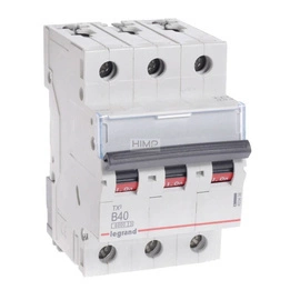 Wyłącznik nadprądowy 3P B40A 6kA AC S303 TX3 Legrand 403406