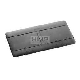 Minipuszka POP-UP do blatów CZARNY MAT do wyposażenia, 8 (2x4) modułów Legrand 654005