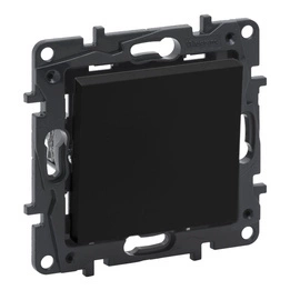Niloe Step - Łącznik jednobiegunowy 10 AX - Czarny Legrand 863501