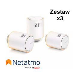 Zestaw głowic termostatycznych 3x Netatmo Valves