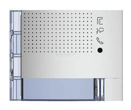 SFERA: Plakietka modułu fonicznego - 1 przycisk - Aluminium Legrand 351111